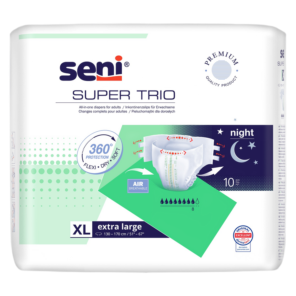 SENI חיתול סופר סאני טריו XL XL